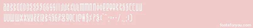 Undergroundrose Font – White Fonts on Pink Background