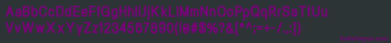 NeogramExtraboldcnd Font – Purple Fonts on Black Background