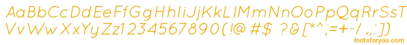 QuicksandBookOblique Font – Orange Fonts