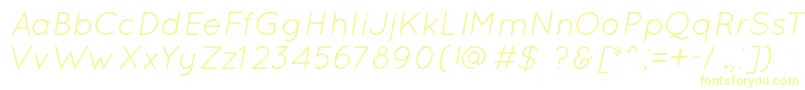 QuicksandBookOblique Font – Yellow Fonts