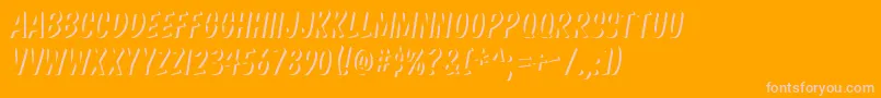 More about KomikaBoss Font KomikaBoss Font – Pink Fonts on Orange Background