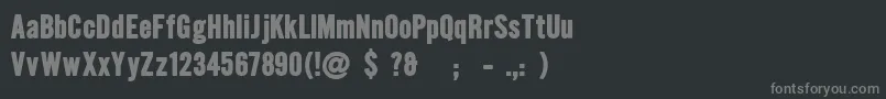 HalloeuroboyFreeForPersonalUseOnly Font – Gray Fonts on Black Background