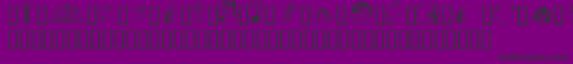 Подробнее о шрифте GeAngelsI Шрифт GeAngelsI – чёрные шрифты на фиолетовом фоне