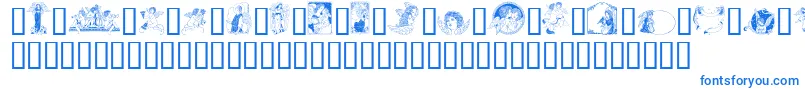 Weitere Informationen zur GeAngelsI-Schriftart GeAngelsI-Schriftart – Blaue Schriften