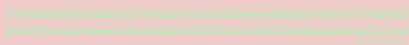 Binaryt Font – Green Fonts on Pink Background