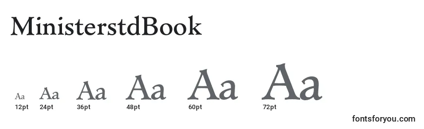 Размеры шрифта MinisterstdBook
