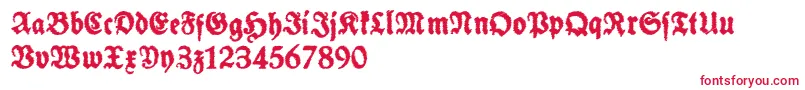 SchneidlerHalbFetteTrashFree Font – Red Fonts