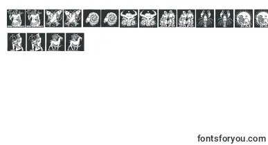 Tierkreis1 font – Fonts Zodiac Signs