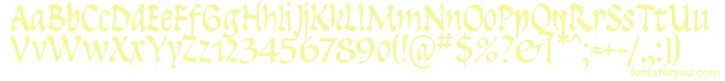 Insula-fontti – keltaiset fontit