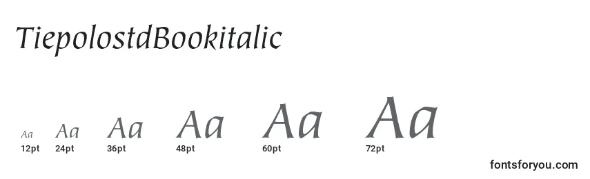 TiepolostdBookitalic Font Sizes
