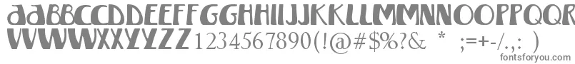 Шрифт WinterlandMkii – серые шрифты