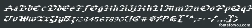 Шрифт Uberlav2ei – белые шрифты
