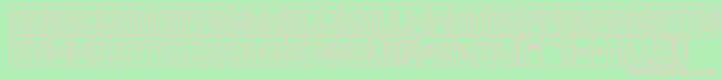 AMachinaortocmotl Font – Pink Fonts on Green Background