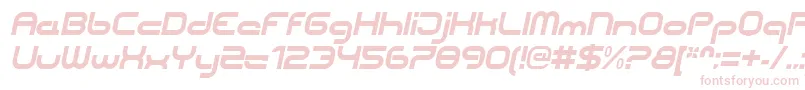 CentreforwardBolditalic Font – Pink Fonts on White Background