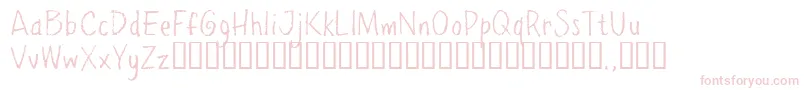 Ppetrial Font – Pink Fonts on White Background