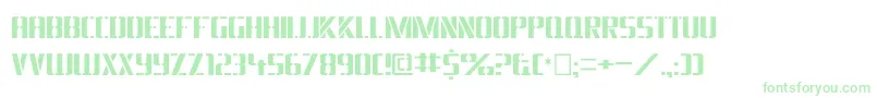 Dsarmyc-Schriftart – Grüne Schriften