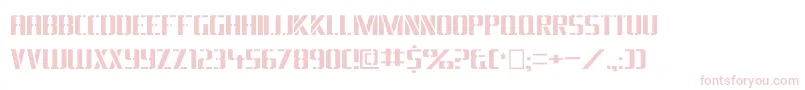 フォントDsarmyc – ピンクのフォント