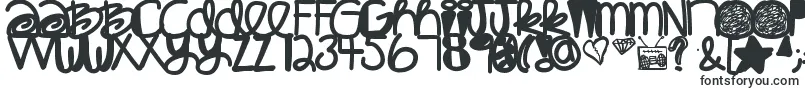 Babaganoosh-Schriftart – Figurative Schriften