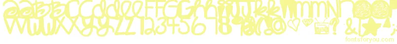 Babaganoosh Font – Yellow Fonts