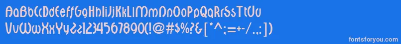 Saiba mais sobre a fonte SceptreRegular Fonte SceptreRegular – fontes rosa em um fundo azul