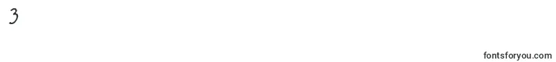 DarbogItalic Font – Fonts for Digit 3