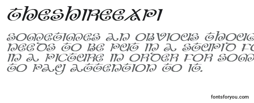 Theshireexpi Font