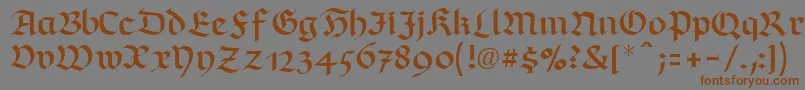 Más sobre la fuente RichmondfrakturLtRegular fuente RichmondfrakturLtRegular – Fuentes Marrones Sobre Fondo Gris