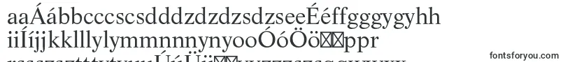 LifeltstdRoman-fontti – unkarilaiset fontit