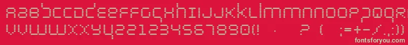 Byte Font – Green Fonts on Red Background