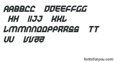 TrekTrooperBoldItalic font – esperanto Fonts