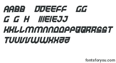 TrekTrooperBoldItalic font – maltese Fonts