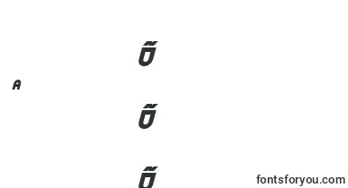 TrekTrooperBoldItalic font – armenian Fonts