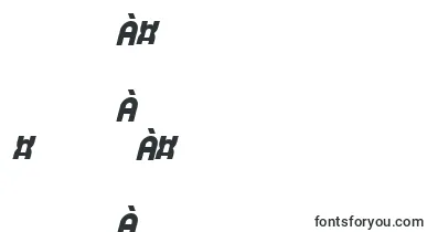 TrekTrooperBoldItalic font – nepali Fonts