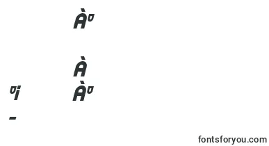 TrekTrooperBoldItalic font – lao Fonts