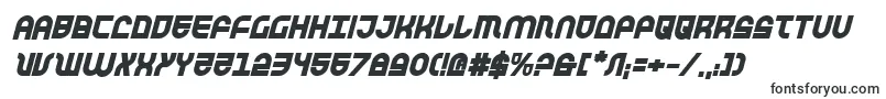 Шрифт TrekTrooperBoldItalic – шрифты для титров