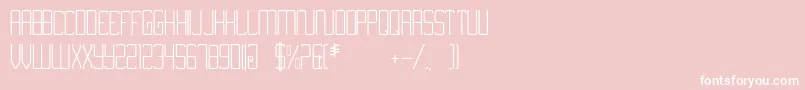 Nimiran Font – White Fonts on Pink Background