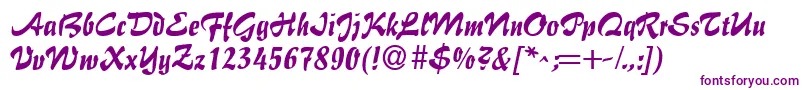 GeFlairBrush Font – Purple Fonts
