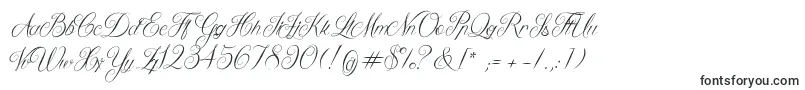 Шрифт QueenOfTheMoonLight – буквенные шрифты