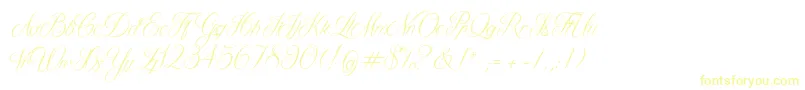 Police QueenOfTheMoonLight – polices jaunes