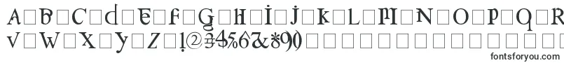 Шрифт Confusebox – формы шрифтов