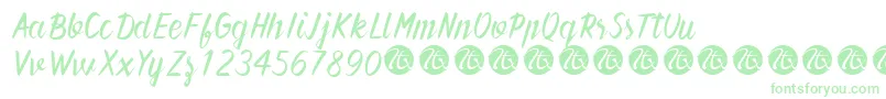 ForeverBrushScriptDemo-Schriftart – Grüne Schriften