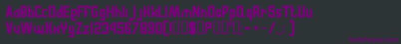 RussianqualityNormal Font – Purple Fonts on Black Background