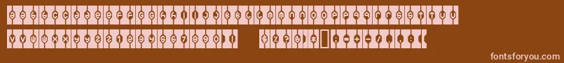 fuente Welfareb – Fuentes Rosadas Sobre Fondo Marrón