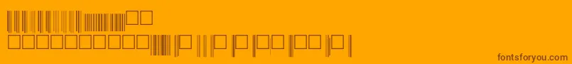 V200016 Font – Brown Fonts on Orange Background