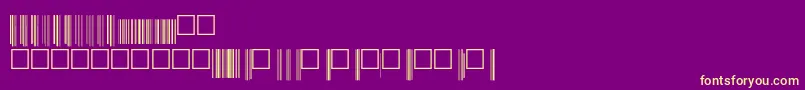 V200016 Font – Yellow Fonts on Purple Background