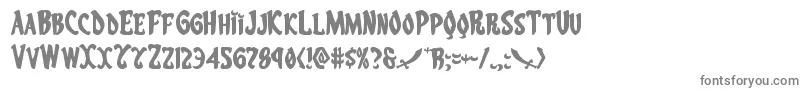 Eskindarexpand Font – Gray Fonts on White Background