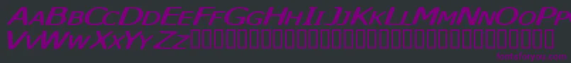 Więcej informacji o czcionce Sky Czcionka Sky – fioletowe czcionki na czarnym tle