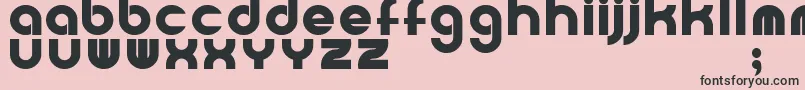 Powerweld Font – Black Fonts on Pink Background