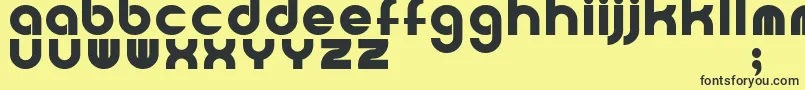 Powerweld Font – Black Fonts on Yellow Background