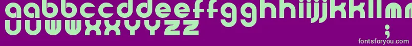 Powerweld Font – Green Fonts on Purple Background